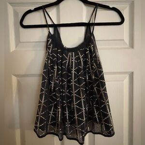 Free people beaded sheer Atlantis tank